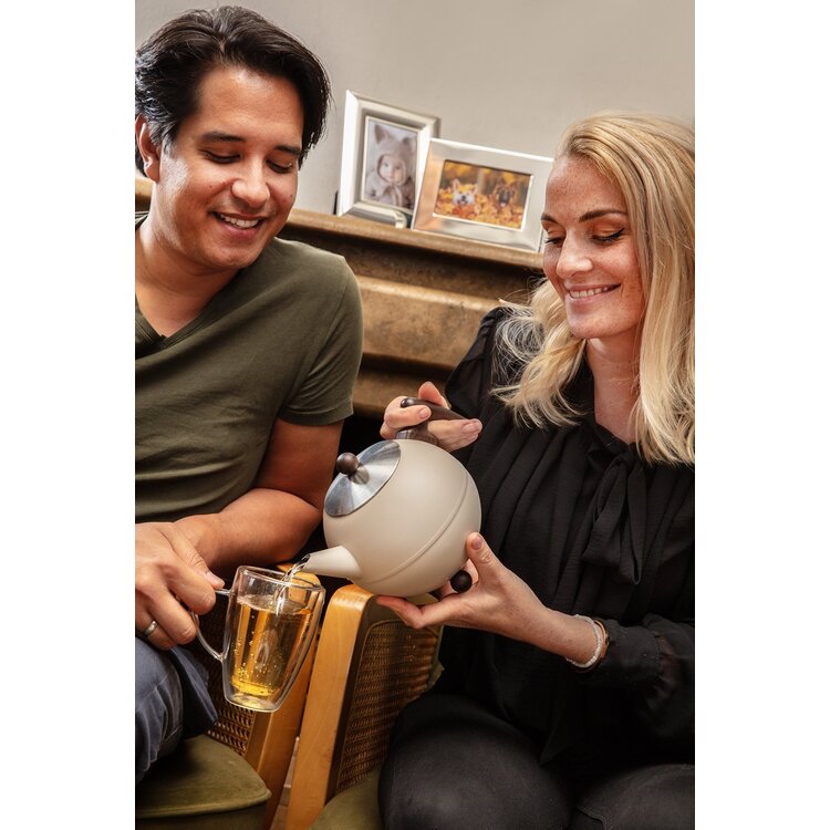 Bredemeijer Bredemeijer Theepot Duet Bella Ronde 1,2 l, zand