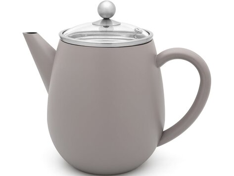 Bredemeijer Theepot Duet Eva 1,1 l, betongrijs