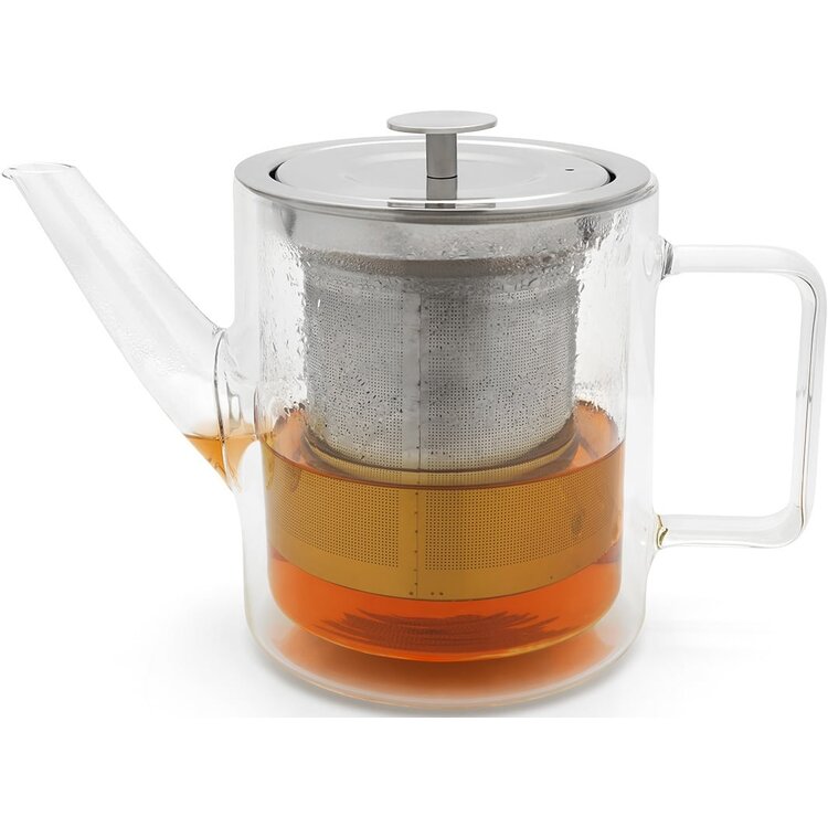 Bredemeijer Bredemeijer Theepot San Remo 1,0 l, dubbelwandig glas