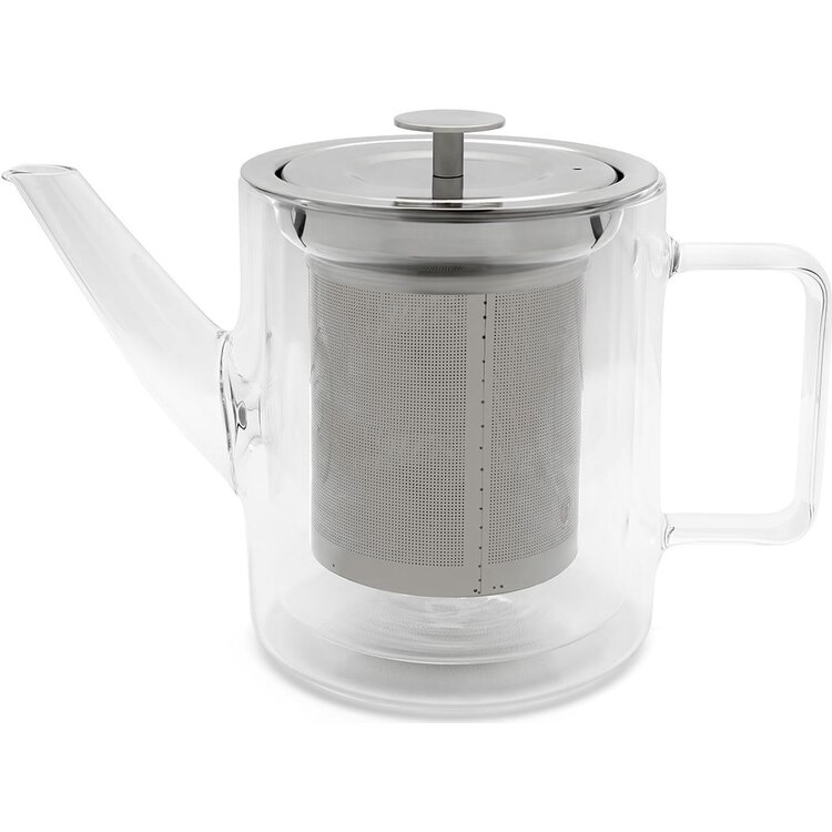 Bredemeijer Bredemeijer Theepot San Remo 1,0 l, dubbelwandig glas