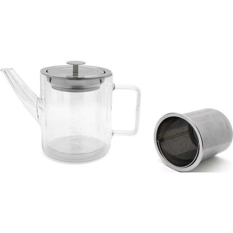 Bredemeijer Bredemeijer Theepot San Remo 1,0 l, dubbelwandig glas
