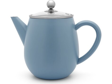 Bredemeijer Theepot Duet Eva 1,1 l, ijsblauw