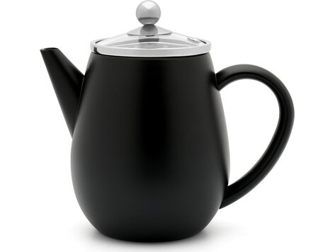 Bredemeijer Theepot Duet Eva 0,5 l, mat zwart
