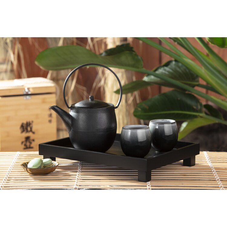 Bredemeijer Bredemeijer Asia Sendai theepot 1,2 liter, zwart