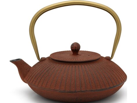 Bredemeijer Theepot Linhai gietijzer, 1,1 l, brique