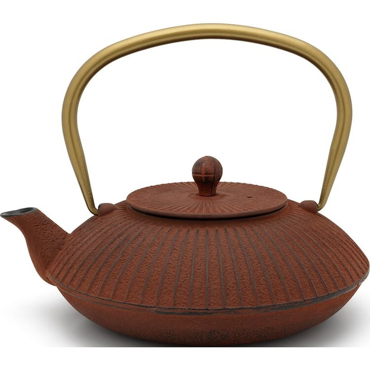 Bredemeijer Bredemeijer Theepot Linhai gietijzer, 1,1 l, brique