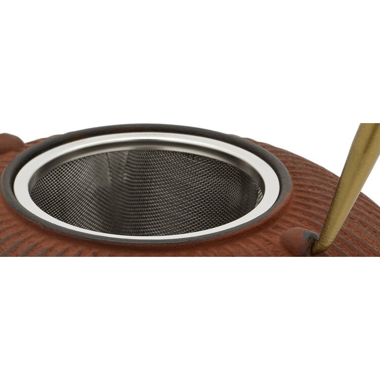 Bredemeijer Bredemeijer Theepot Linhai gietijzer, 1,1 l, brique