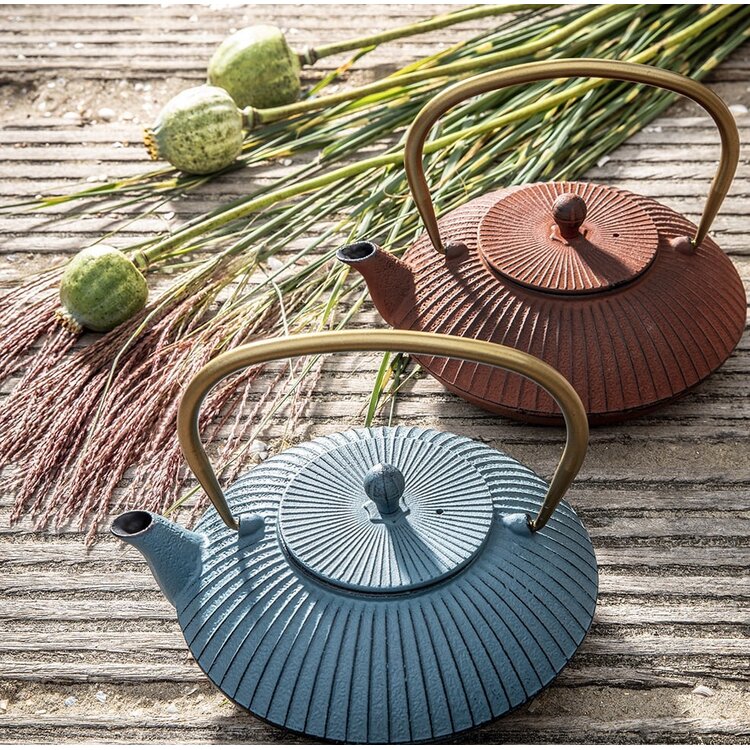 Bredemeijer Bredemeijer Theepot Linhai gietijzer, 1,1 l, brique