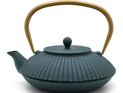 Bredemeijer Theepot Linhai gietijzer, 1,1 l, petrol