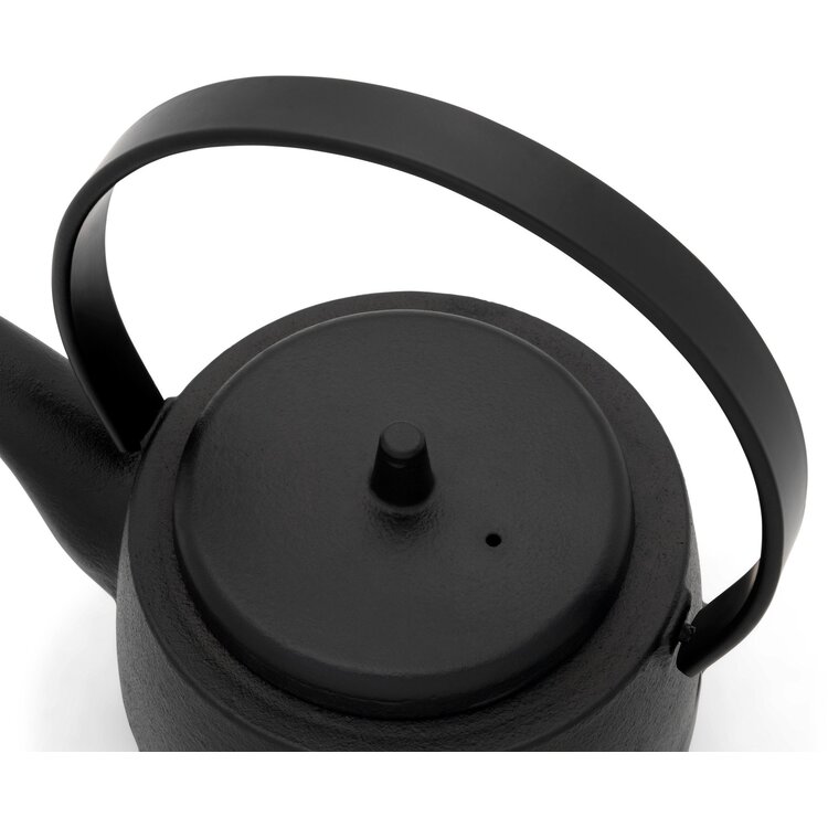 Bredemeijer Bredemeijer Kobe theeset gietijzeren theepot, 1,2l, porseleinen mokken