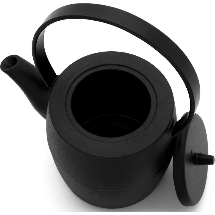 Bredemeijer Bredemeijer Kobe theeset gietijzeren theepot, 1,2l, porseleinen mokken