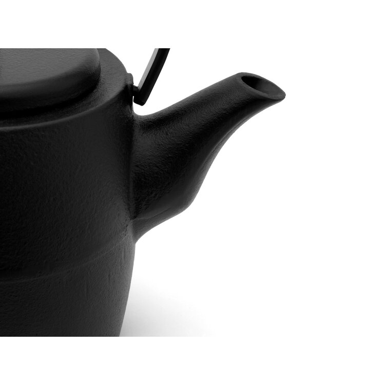 Bredemeijer Bredemeijer Kobe theeset gietijzeren theepot, 1,2l, porseleinen mokken