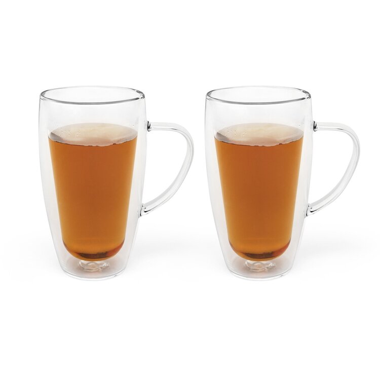 Bredemeijer Bredemeijer Dubbelwandinge koffie of theeglas DUO set van 2  320ml