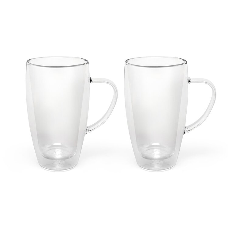 Bredemeijer Bredemeijer Dubbelwandinge koffie of theeglas DUO set van 2  320ml