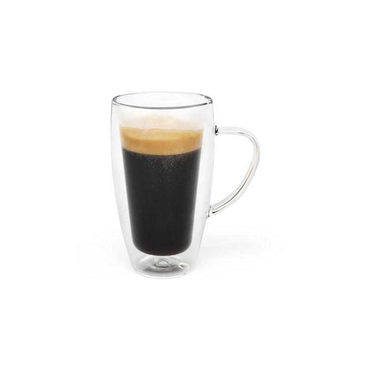 Bredemeijer Bredemeijer Dubbelwandinge koffie of theeglas DUO set van 2  320ml