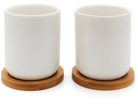 Bredemeijer Umea theemok wit, set van 2