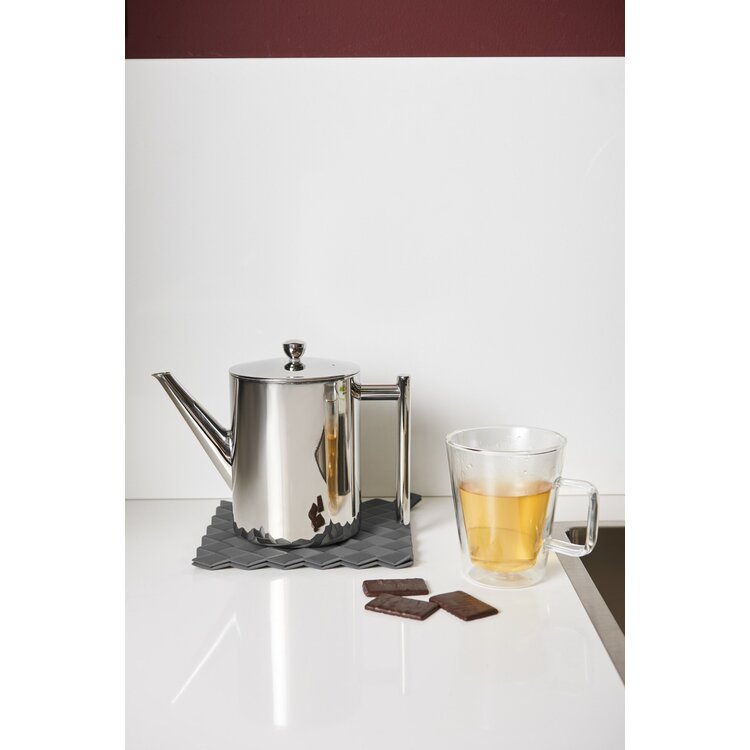 Bredemeijer Bredemeijer Minuet Cylindre Theepot metaal beslag 1,2 ltr