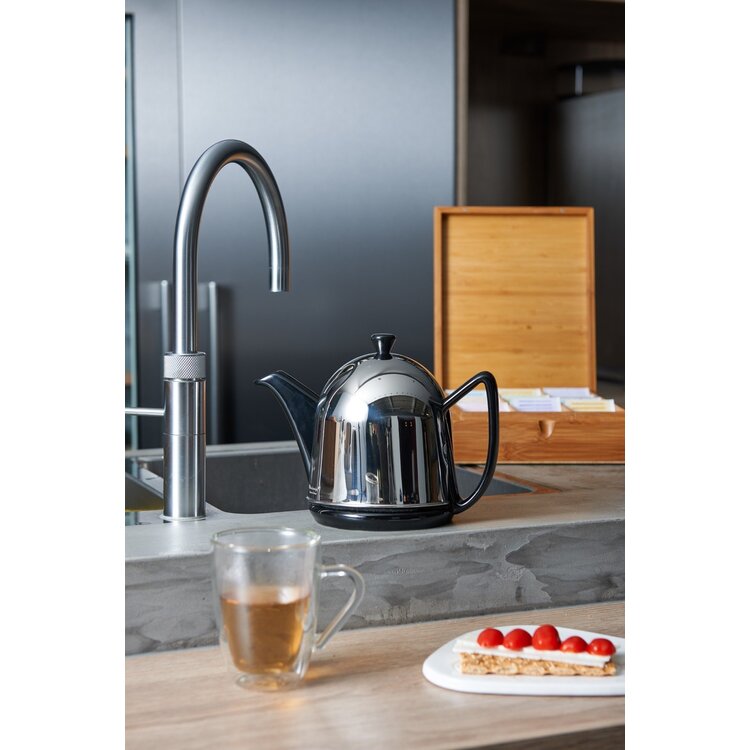 Bredemeijer Bredemeijer Cosy Manto Theepot natuurzwart 1,0 ltr