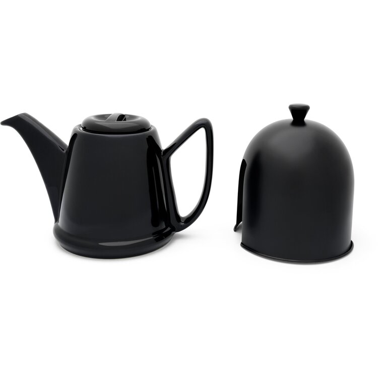 Bredemeijer Bredemeijer Cosy Manto theepot zwart, 1l, met filter