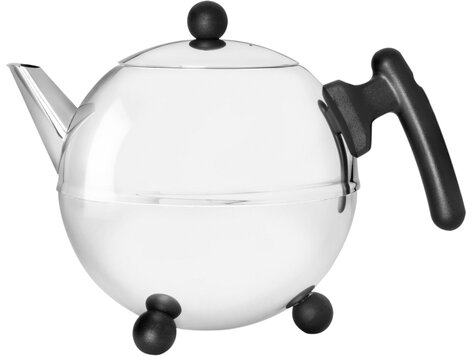 Bredemeijer Duet Bella Ronde theepot 1,2 l, zwart