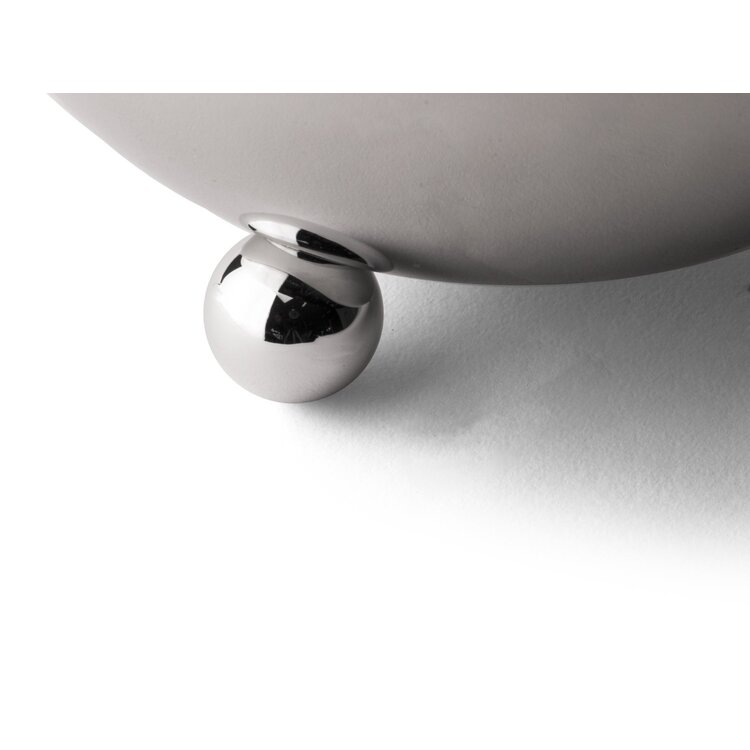 Bredemeijer Bredemeijer Duet Bella Ronde theepot, chroom beslag 1,2 l, zilverkleurig