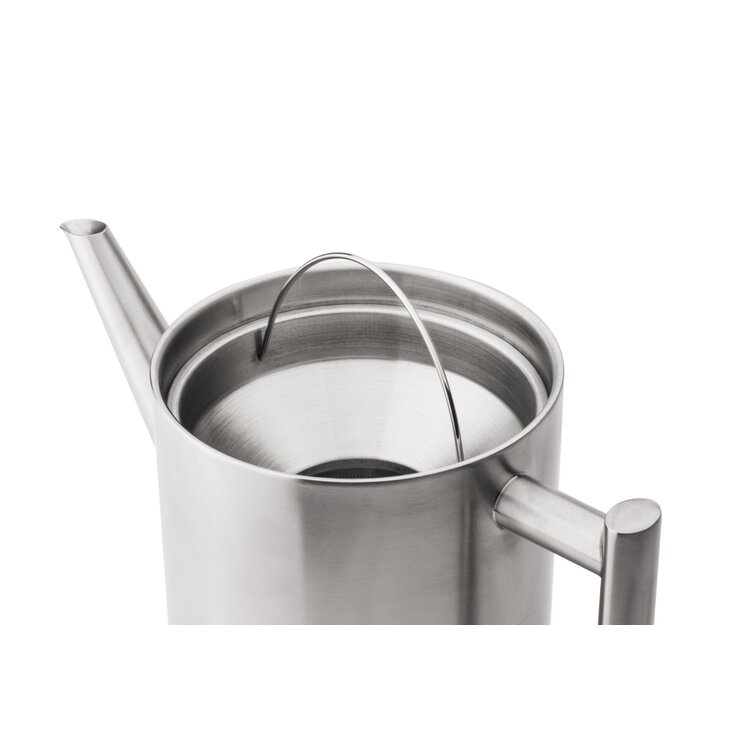 Bredemeijer Bredemeijer Minuet Cylindre Theepot mat metaal beslag 1,2 ltr