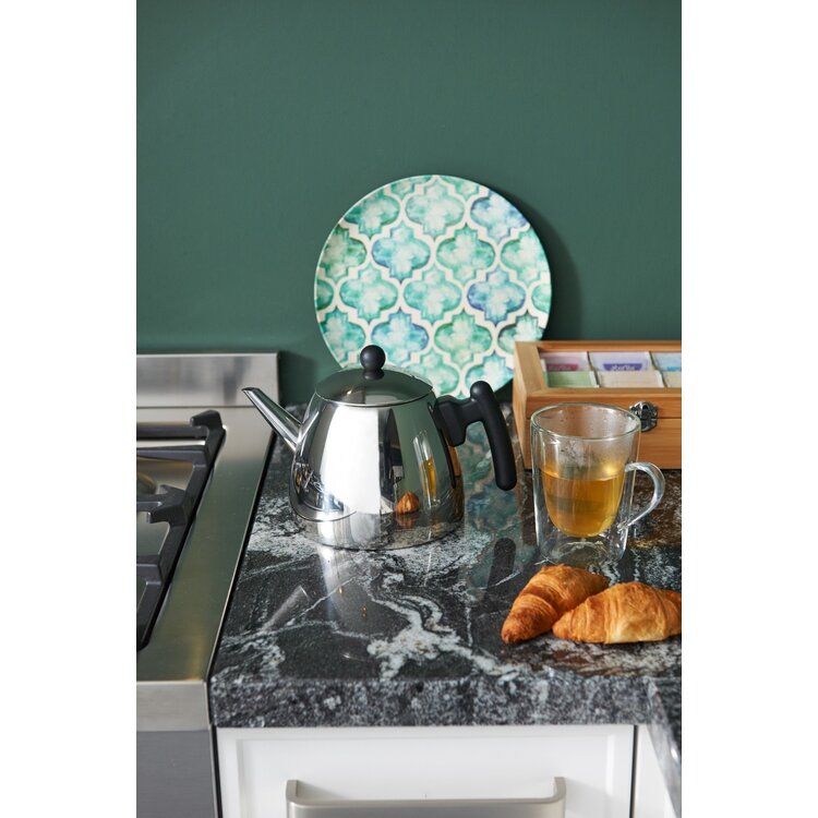 Bredemeijer Bredemeijer Duet Classic Strak Theepot Natuurzwart beslag 1,2 ltr