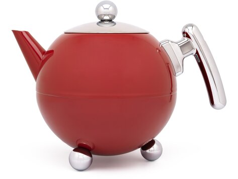 Bredemeijer Duet Bella Ronde theepot 1,2 l, rood