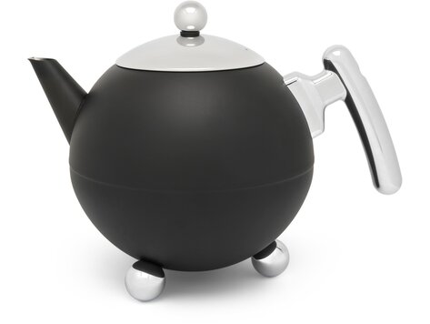 Bredemeijer Duet Bella Ronde theepot 1,2 l, zwart