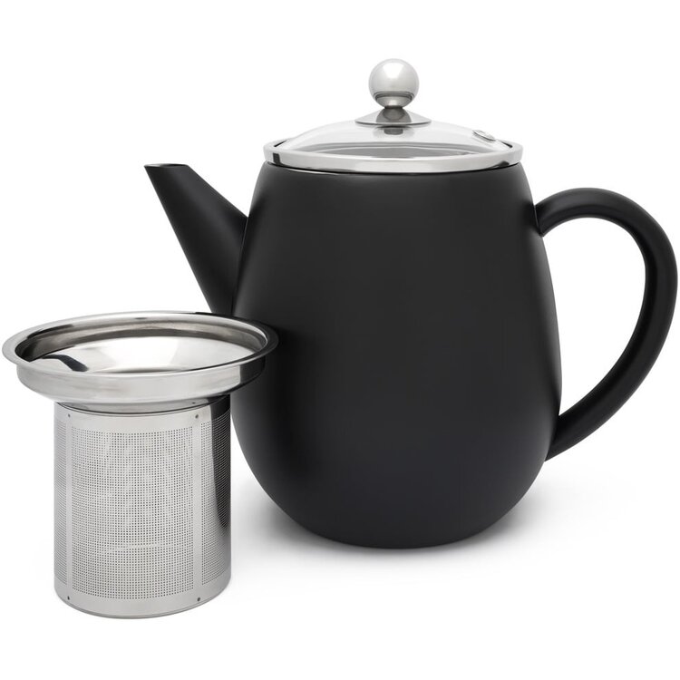 Bredemeijer Bredemeijer Duet Eva theepot 1,1 liter, zwart