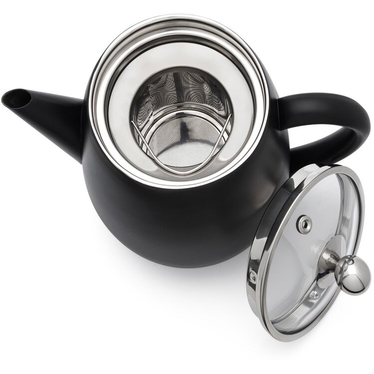 Bredemeijer Bredemeijer Duet Eva theepot 1,1 liter, zwart