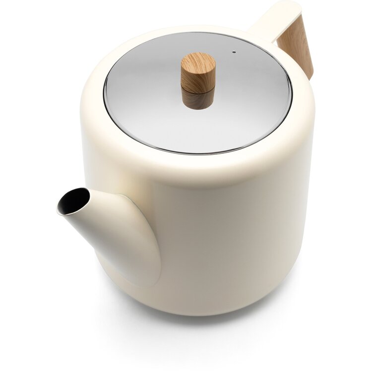 Bredemeijer Bredemeijer Duet Design Boston theepot wit, 1,1l, dubbelwandig