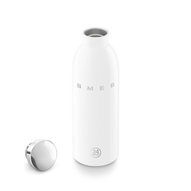 SMEG SMEG thermosfles, waterfles 500ml wit