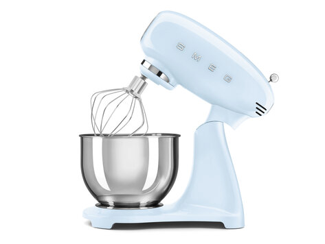 SMEG Keukenmachine SMF05PBEU, pastelblauw