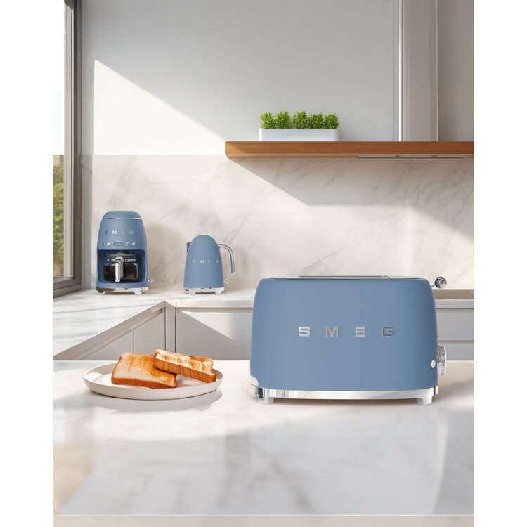 SMEG Smeg Broodrooster TSF01SBMEU, 2x2 Storm Blue