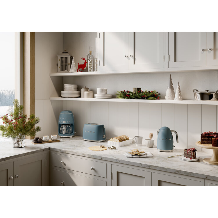 SMEG Smeg Broodrooster TSF01SBMEU, 2x2 Storm Blue