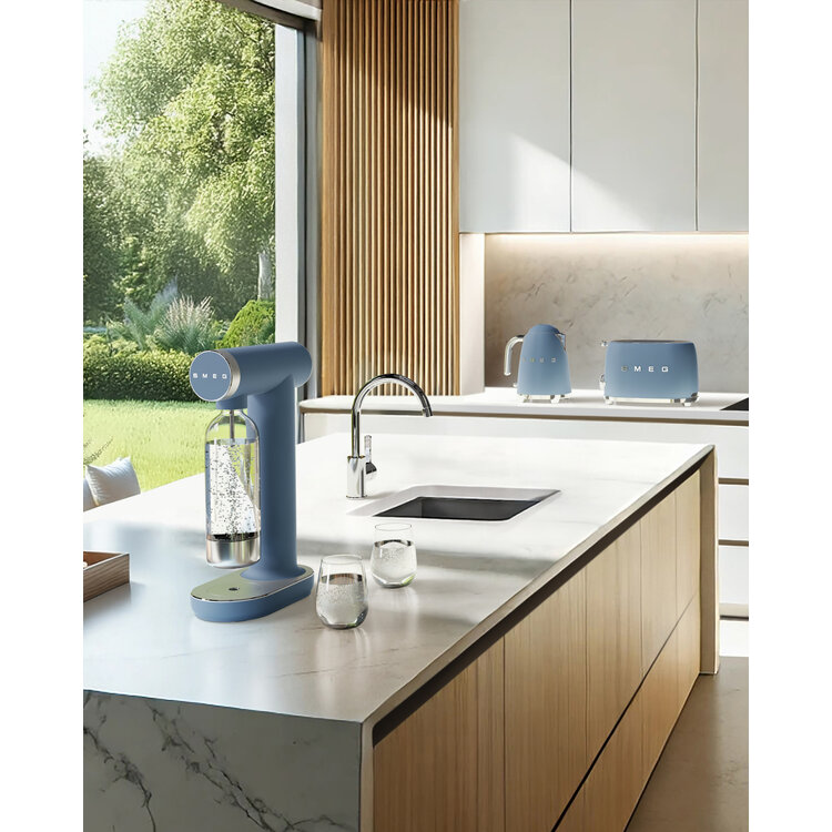 SMEG SMEG Soda Maker - Bruiswatertoestel SKC01SBM, Storm Blue