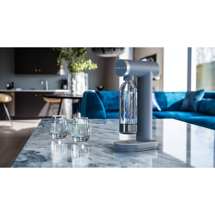 SMEG SMEG Soda Maker - Bruiswatertoestel SKC01SBM, Storm Blue