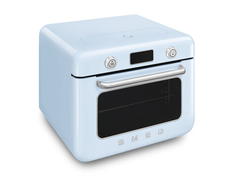 SMEG Vrijstaande combi stoomoven COF01PBEU, pastelblauw
