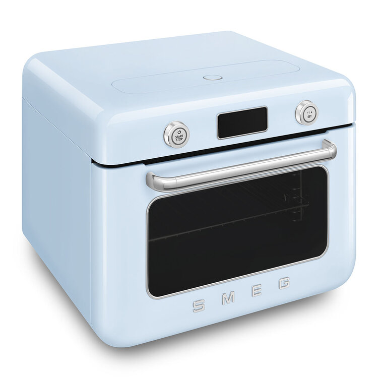 SMEG Vrijstaande combi stoomoven COF01PBEU, pastelblauw