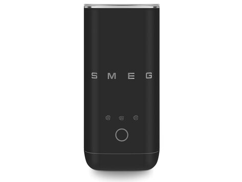 SMEG Melkopschuimer MFF02BLMEU, mat zwart