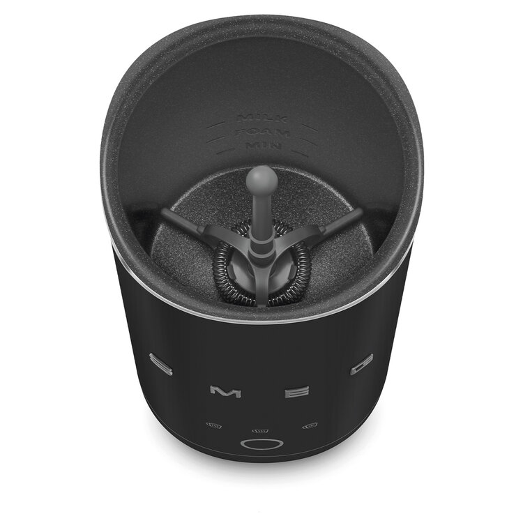 SMEG Smeg Melkopschuimer MFF02BLMEU, mat zwart