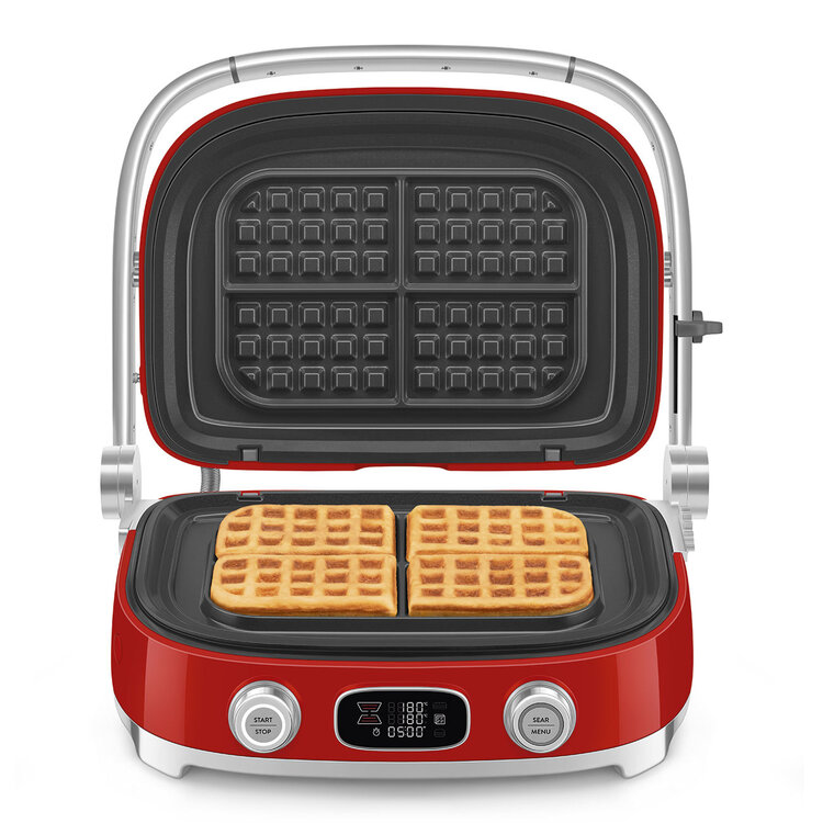 SMEG SMEG Contactgrill Rood MGF01RDEU