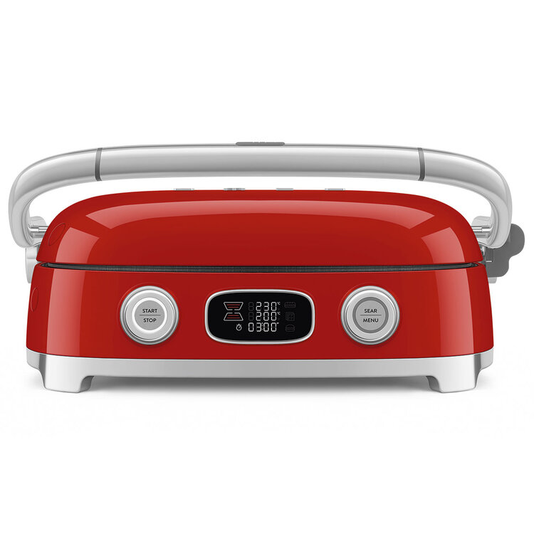 SMEG SMEG Contactgrill Rood MGF01RDEU