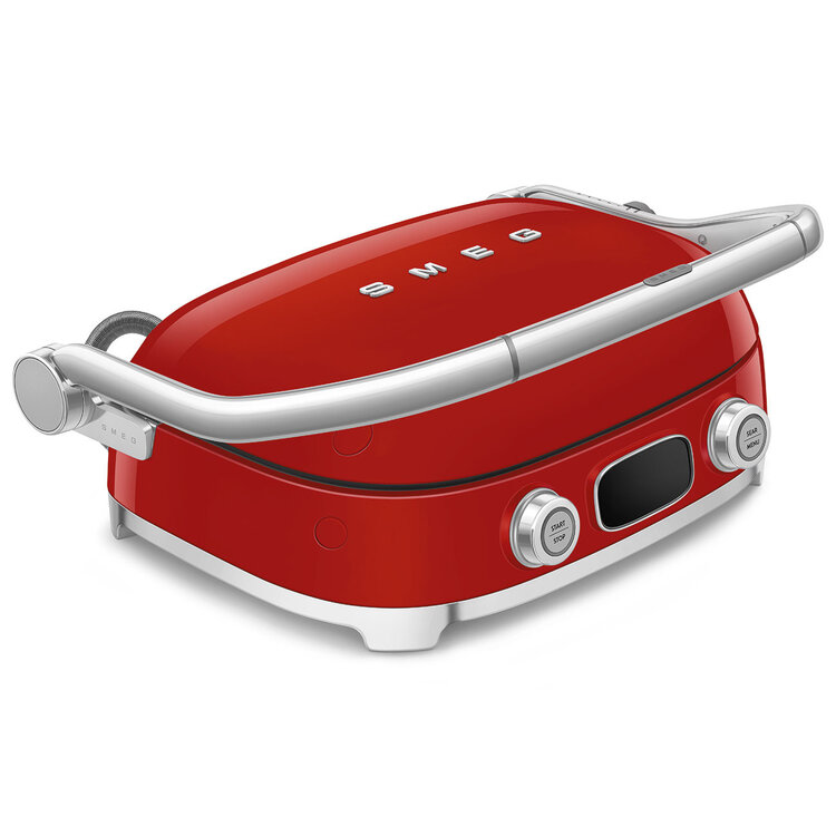SMEG SMEG Contactgrill Rood MGF01RDEU