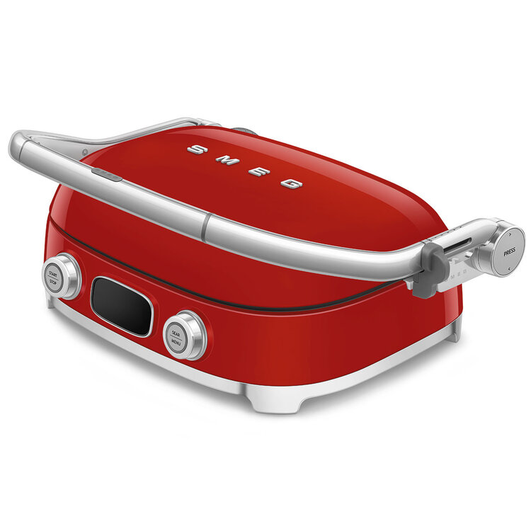 SMEG SMEG Contactgrill Rood MGF01RDEU