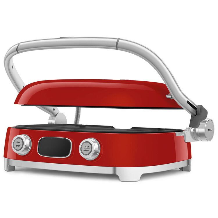 SMEG SMEG Contactgrill Rood MGF01RDEU