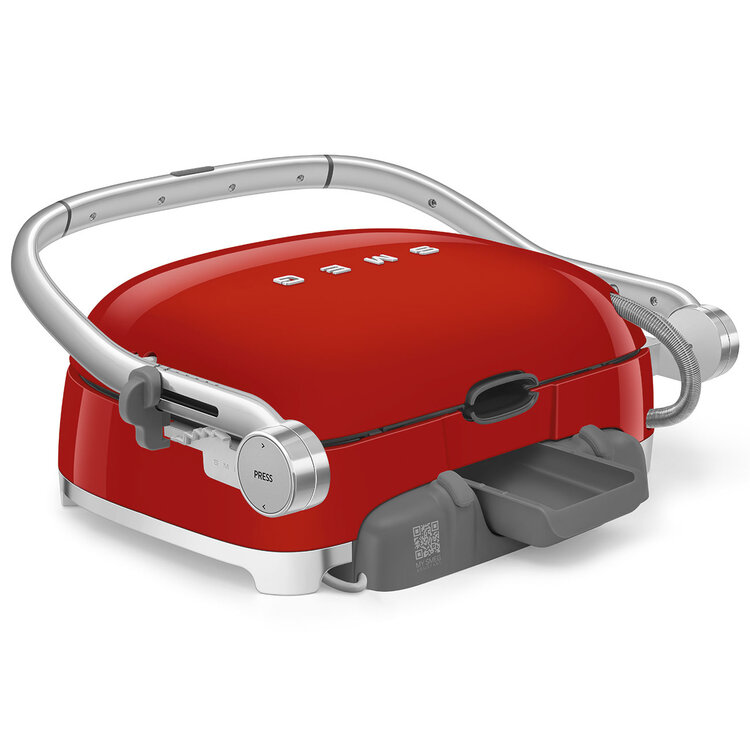 SMEG SMEG Contactgrill Rood MGF01RDEU