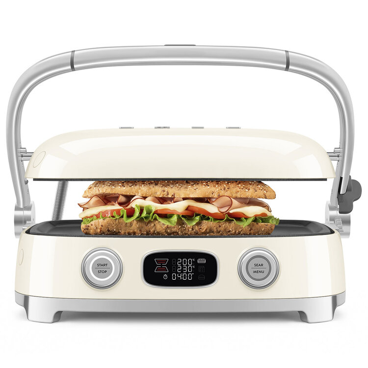 SMEG SMEG Contactgrill Creme MGF01CREU