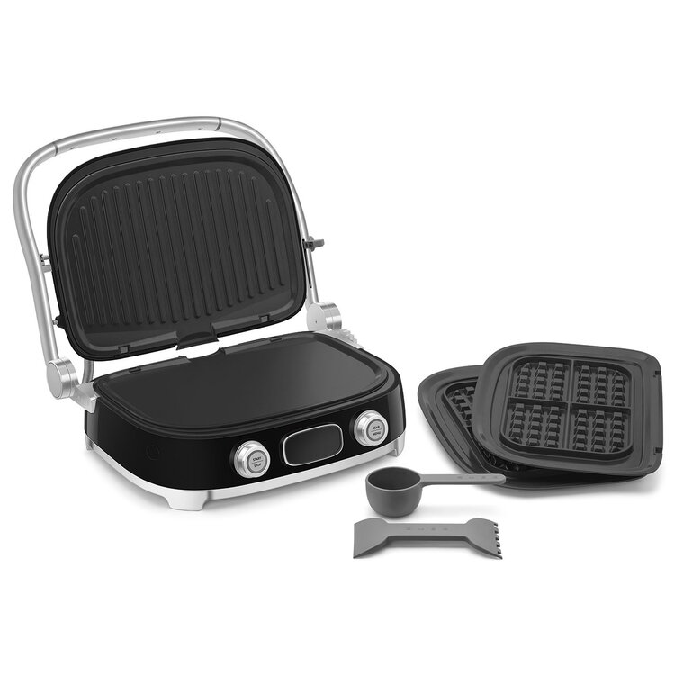 SMEG SMEG Contactgrill Zwart MGF01BLEU